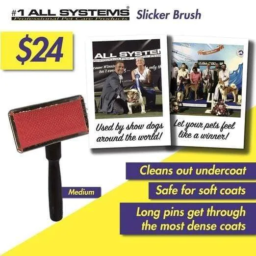 #1 All Systems Medium Pet Slicker Brush