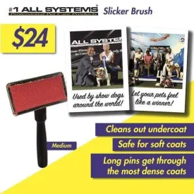 #1 All Systems Medium Pet Slicker Brush
