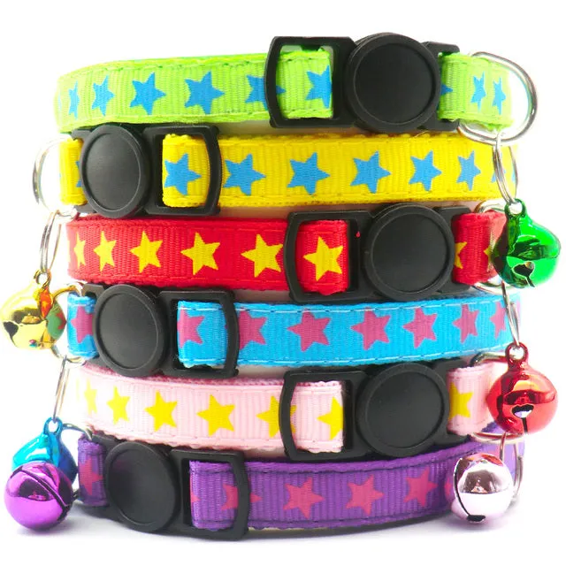 100pcs Adjustable Pet Collars Safety Buckle
