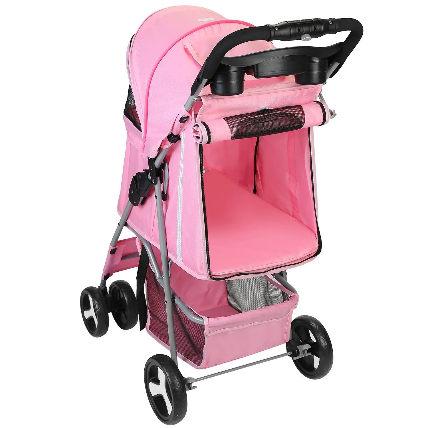 4 Wheels Pet Foldable Stroller