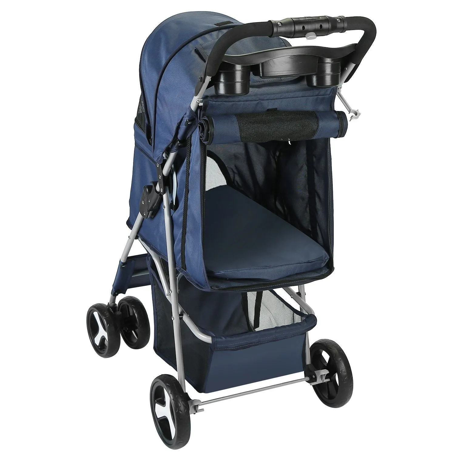 4 Wheels Pet Foldable Stroller