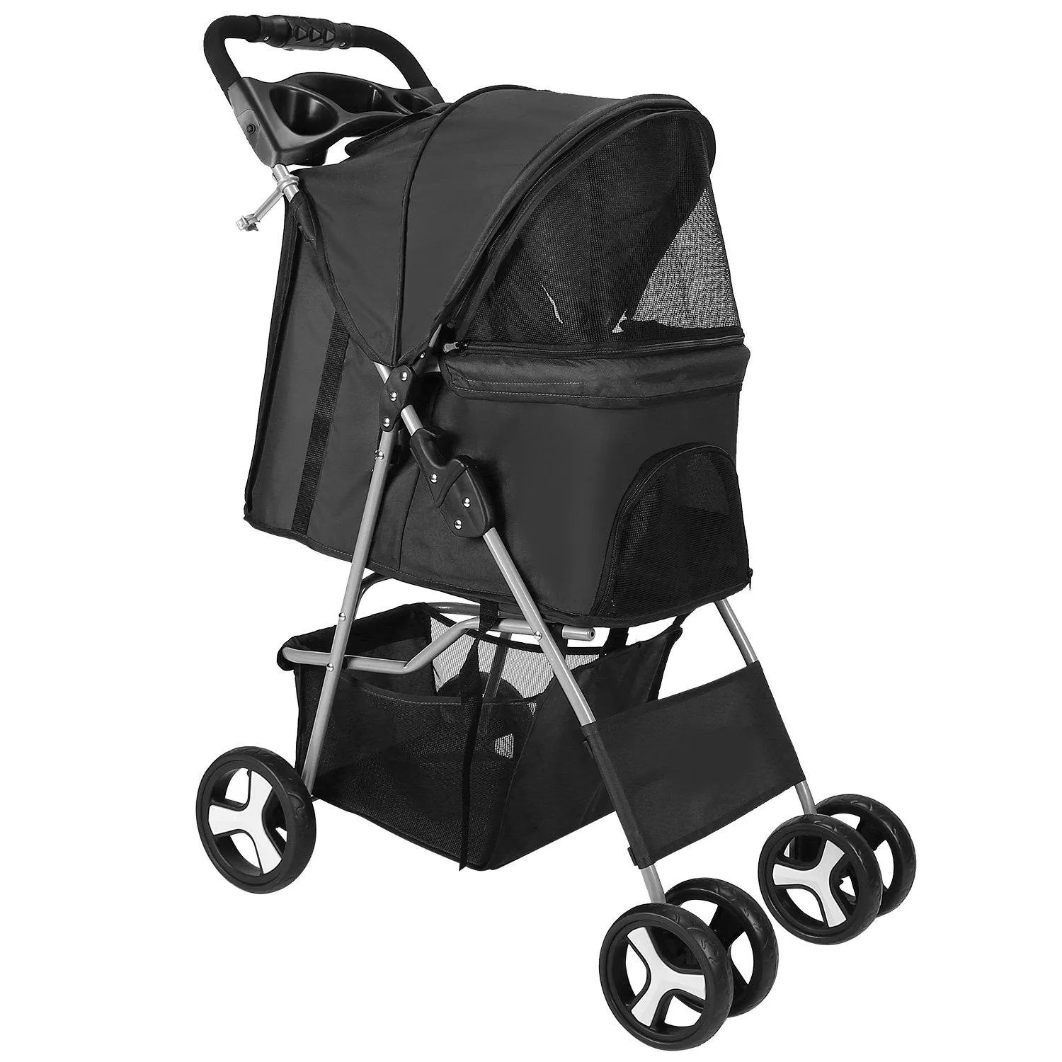 4 Wheels Pet Foldable Stroller