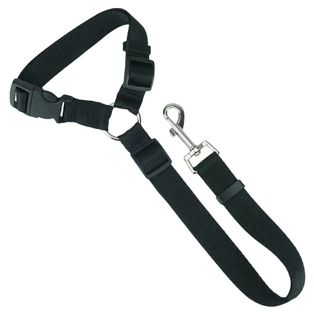 Adjustable Harness Collar with Vehicle Leash Clip