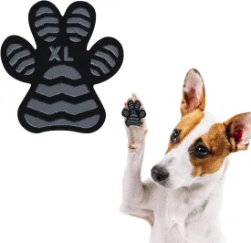 Anti Slip Dog Boots & Paw Protectors - Whole Paws Pads for Senior Dogs - Black XL 24Pcs