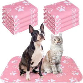 BEAUTYZOO 8 Pack Washable Pee Pads for Dogs, Reusable Puppy Pads for Potty Training, Waterproof Super Absorbent Wee Wee Pads for Dogs Non-Slip, Pet Whelping Mats Playpen Dog Crate Floors, 18'' x 24"