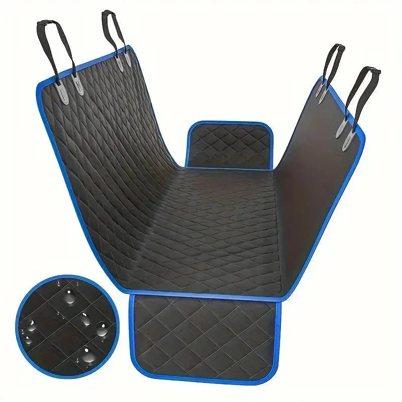 Black Pet Car Mat - Waterproof & Machine Washable
