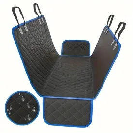 Black Pet Car Mat - Waterproof & Machine Washable