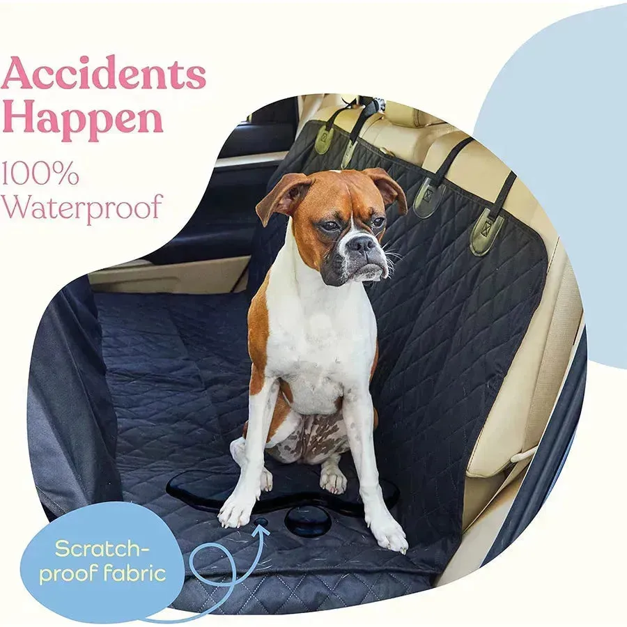Black Pet Car Mat - Waterproof & Machine Washable