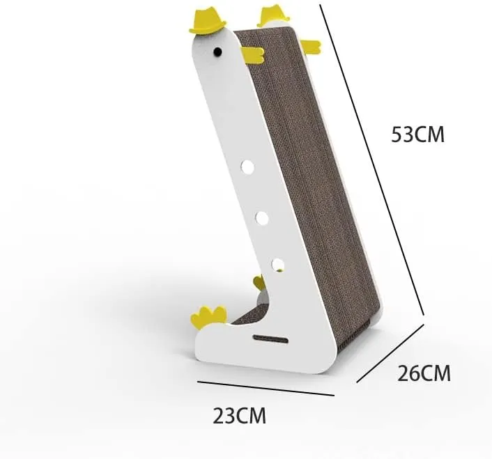 Cat Scratching Boards L-Shaped cat Scratch Board Vertical Non-Shedding cat Toy Supplies cat nest Integrated Corrugated Paper Grinding Claw Extra Large Cat Scratching Pads Cat(B)