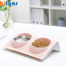 Collapsible Dog Food Storage Bowls