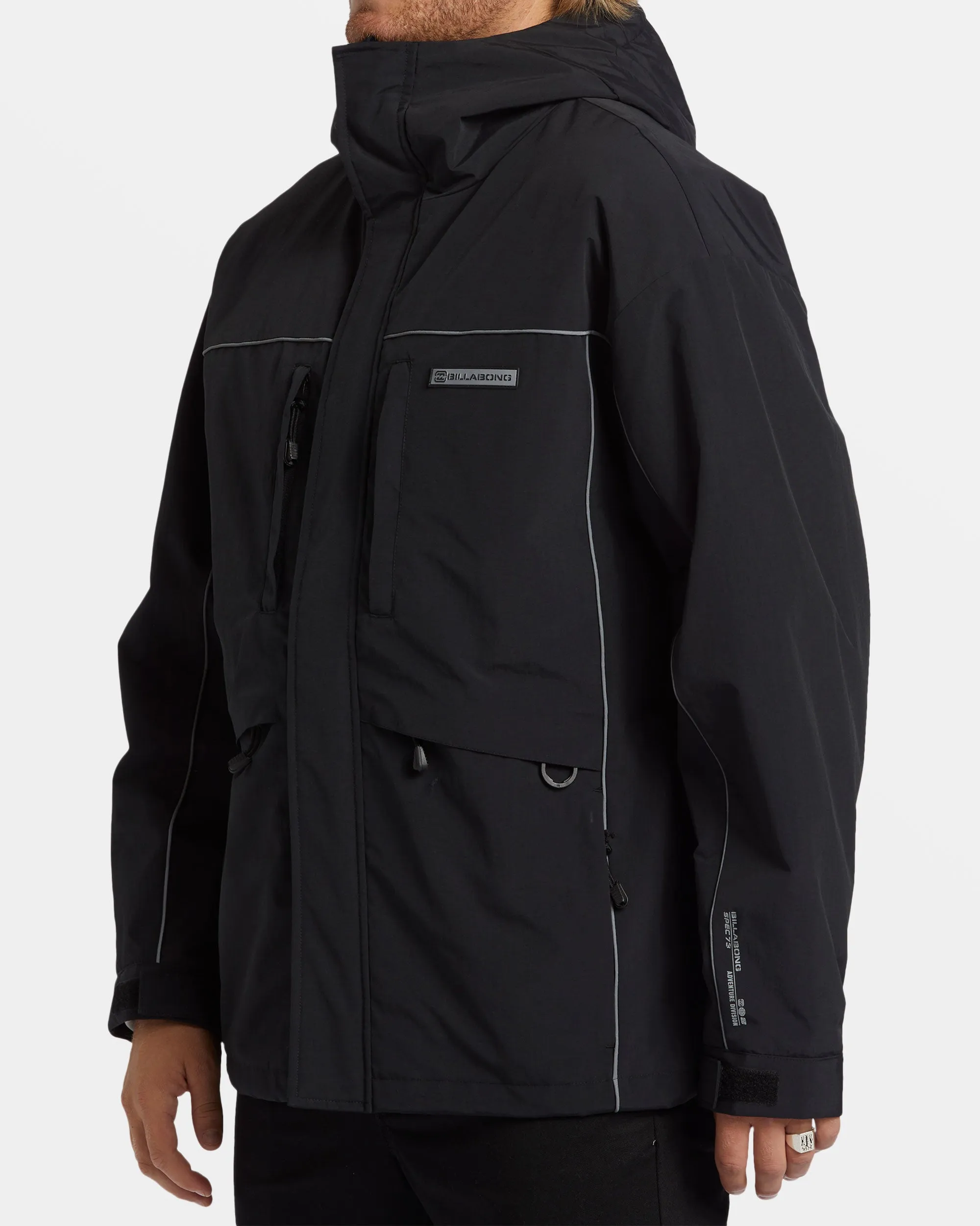 Contact Hooded Jacket - Black