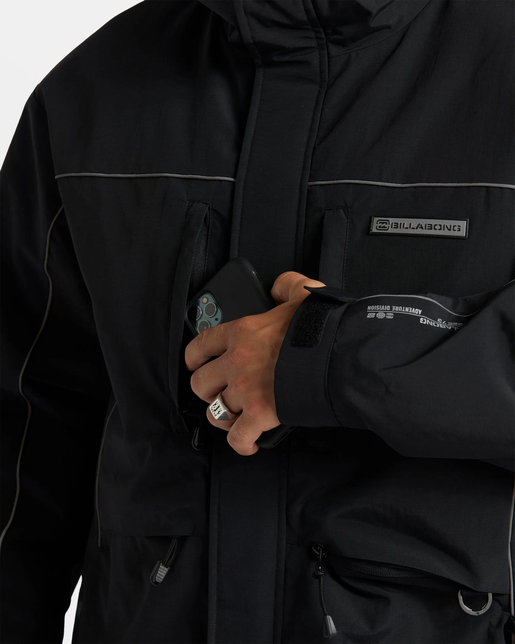 Contact Hooded Jacket - Black