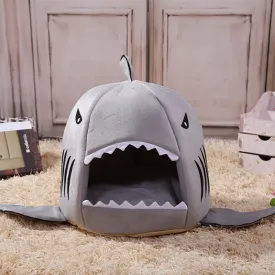 Cool Shark Shaped Dog Beds Warm Soft House