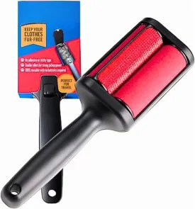 CPHUSA Roller Pet Hair Remover - Reusable Lint Roller Cat and Dog Hair Remover, Portable Multi-Surface Pet Hair Remover for Furniture, Couches, Carpets, Clothing & Bedding