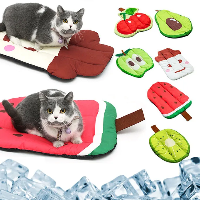Dog Cooling Mat Pet Beds Cat Rug Ice Silk Pet Self Cooling Pad Blanket