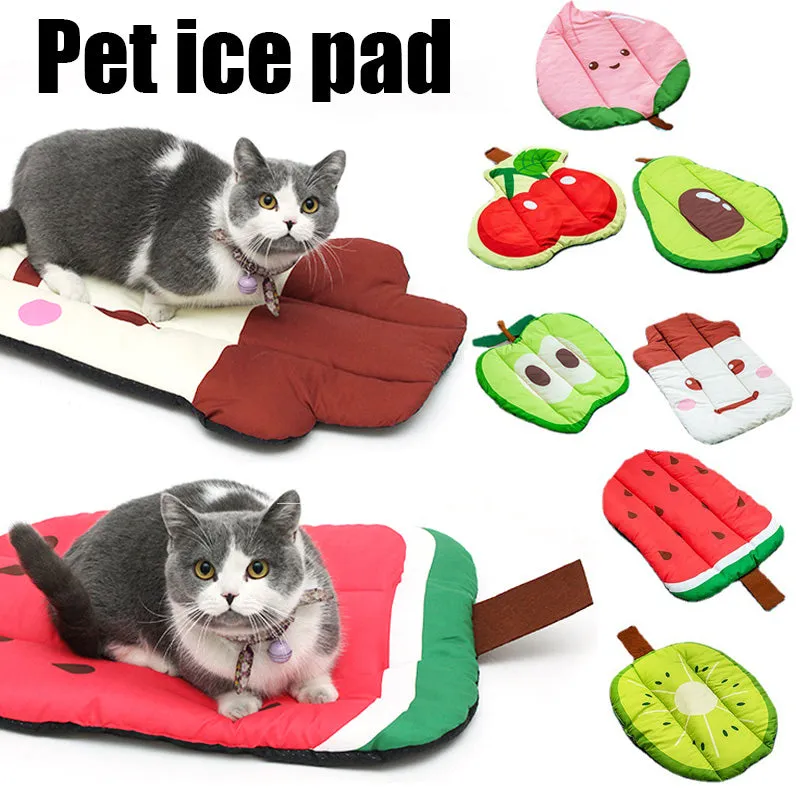 Dog Cooling Mat Pet Beds Cat Rug Ice Silk Pet Self Cooling Pad Blanket