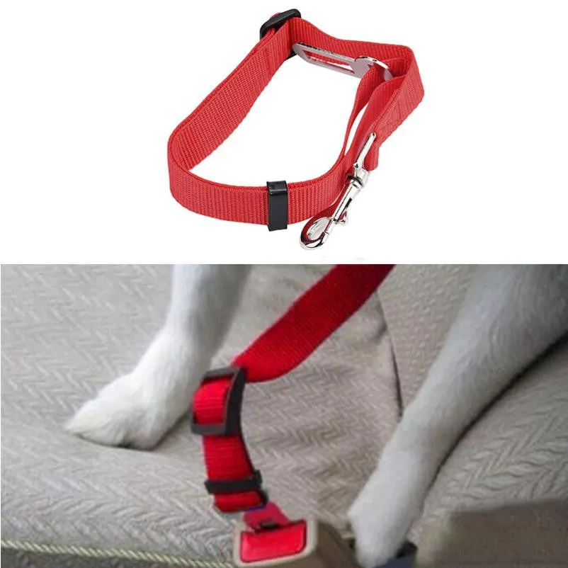 Dog Seat Belt Lead Restraint Harness