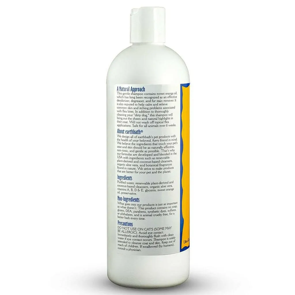 Earthbath Dirty Dog Sweet Orange Oil Shampoo for Dogs (16 oz)