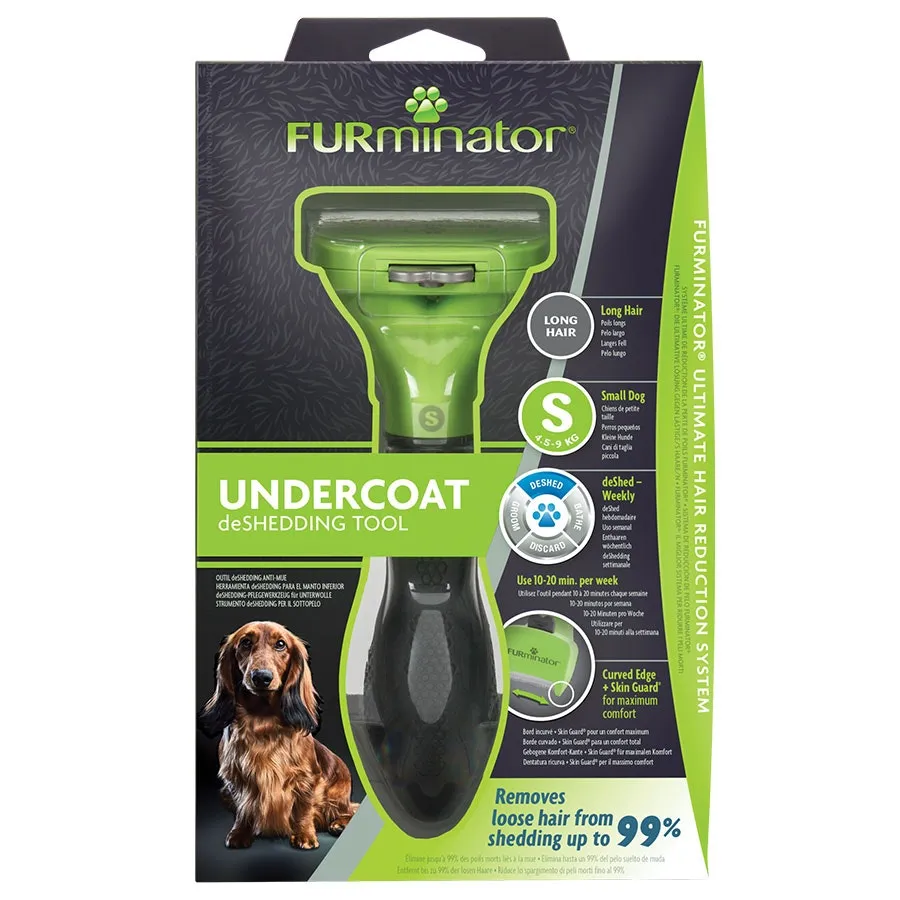 FURminator Dog Undercoat Deshedding Tool Long Hair Small