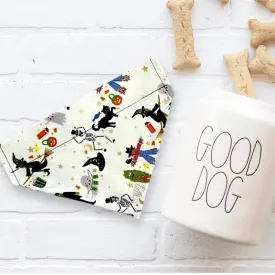 Halloween Dog Bandana or Cat Bandana- Rifle Paper Co Fabric  Monster Parade