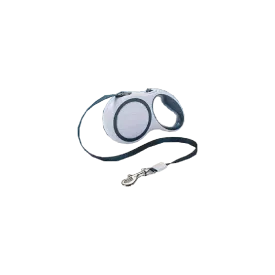 HipiDog Pet Retractable Leash 5m x 1cm - Blue White