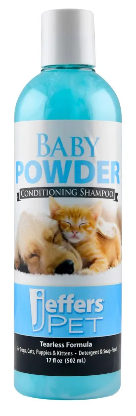 Jeffers Baby Powder Tearless Conditioning Pet Shampoo