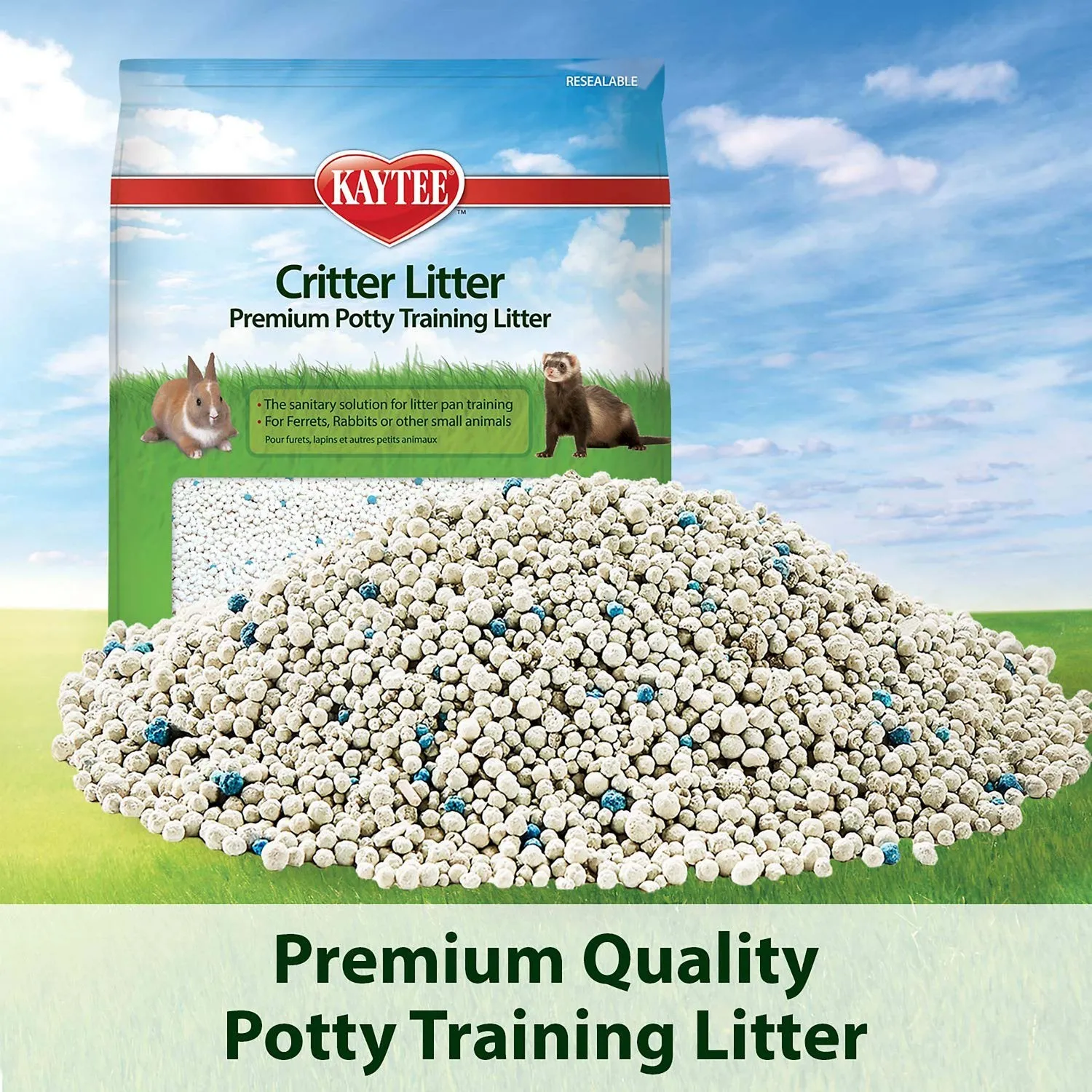 Kaytee Critter Litter Premium Potty Training Small Animal Litter, 8-lb bag