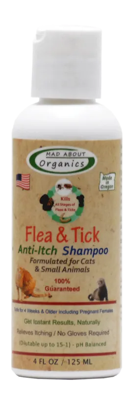 MAD ABOUT ORGANICS Flea and Tick Cat Shampoo