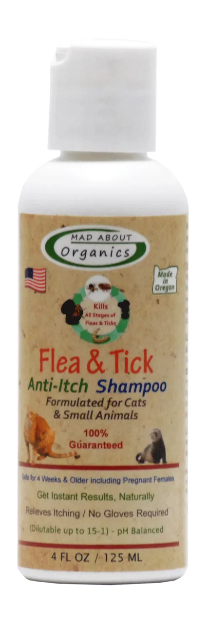 MAD ABOUT ORGANICS Flea and Tick Cat Shampoo