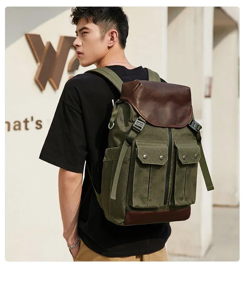 Mens Travel Backpack with Trolley Sleeve