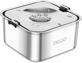 No Spill Water Bowl for Dogs 3L 101oz, Spill Proof Dog Water Bowl Stainless Steel for Large Medium Dogs, No Splash Dog Water Bowl with Non Slip Base
