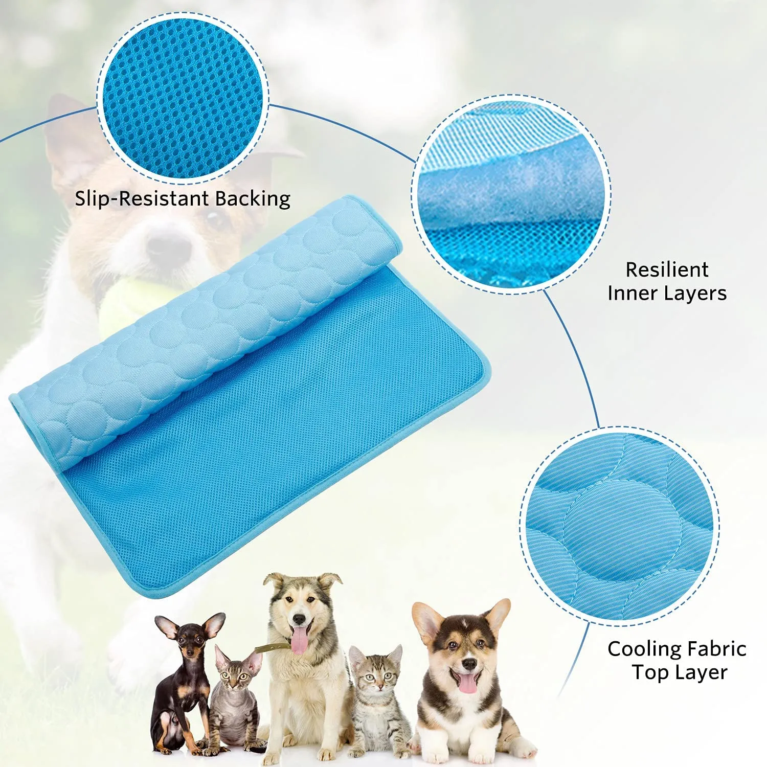 Pet Self Cooling Cat Dog Cooling Mat