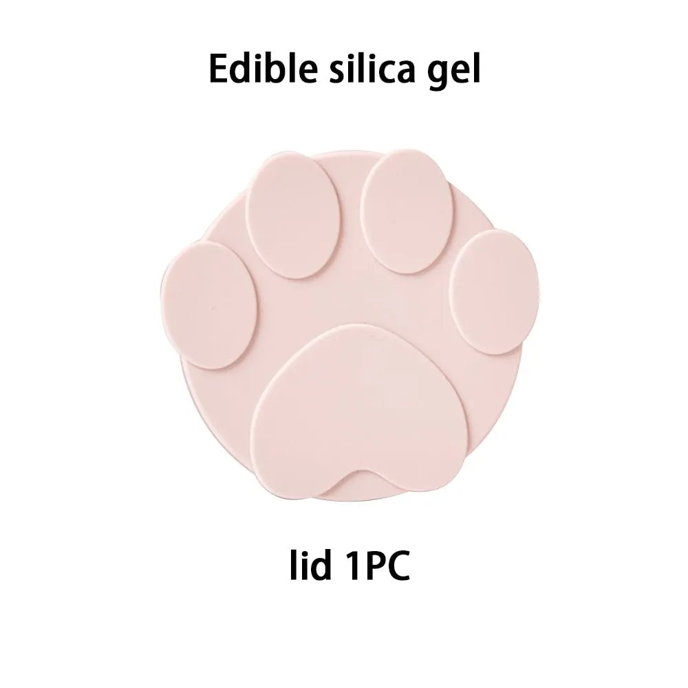 Portable Silicone Dog/ Cat Canned Lid 2-in-1Food Sealer & Spoon