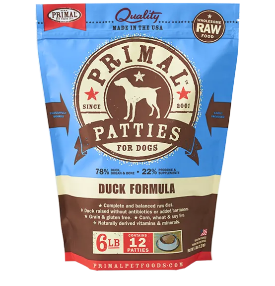 Primal Pet Foods Canine Raw Frozen Patties