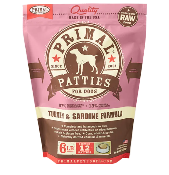 Primal Pet Foods Canine Raw Frozen Patties
