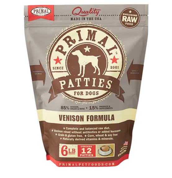 Primal Pet Foods Canine Raw Frozen Patties