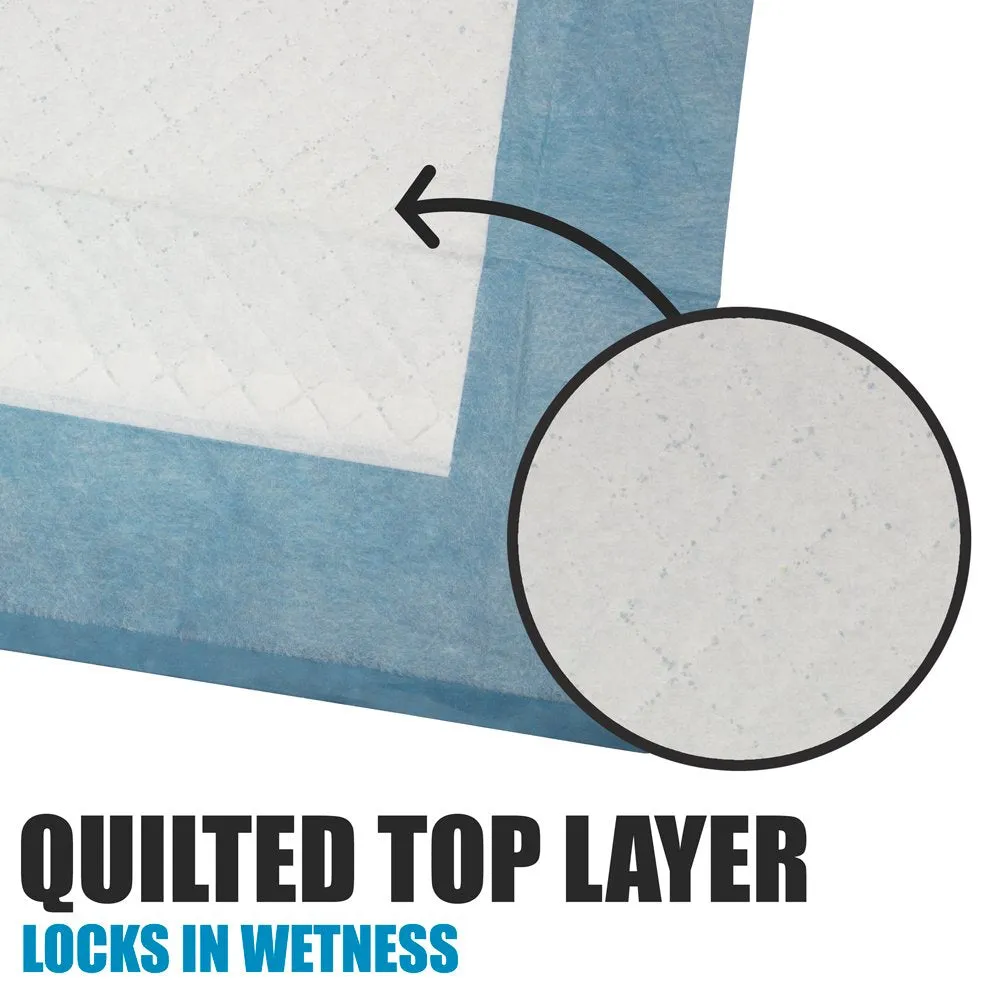 Puppy Pads Leak-Proof 100 Count 22"x 22" | Pee Pads for Dogs Quick Absorb 6-Layer- Dog Pee Pads- Dog Pads 100 Pack- Potty Pads for Dogs- Puppy Pee Pads, Pee Pad Training Pads for Dogs, Pet Pee Pads