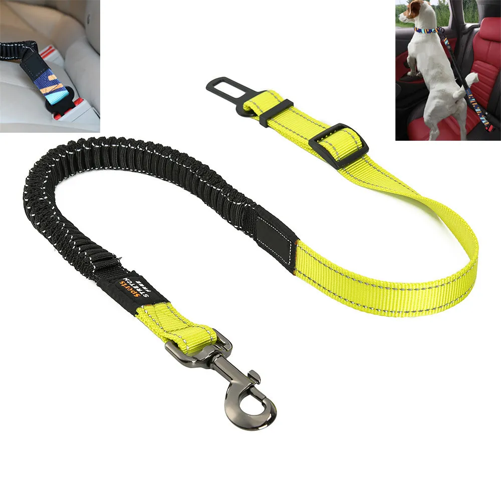 QUMY Adjustable Dog Seat Belt for Car