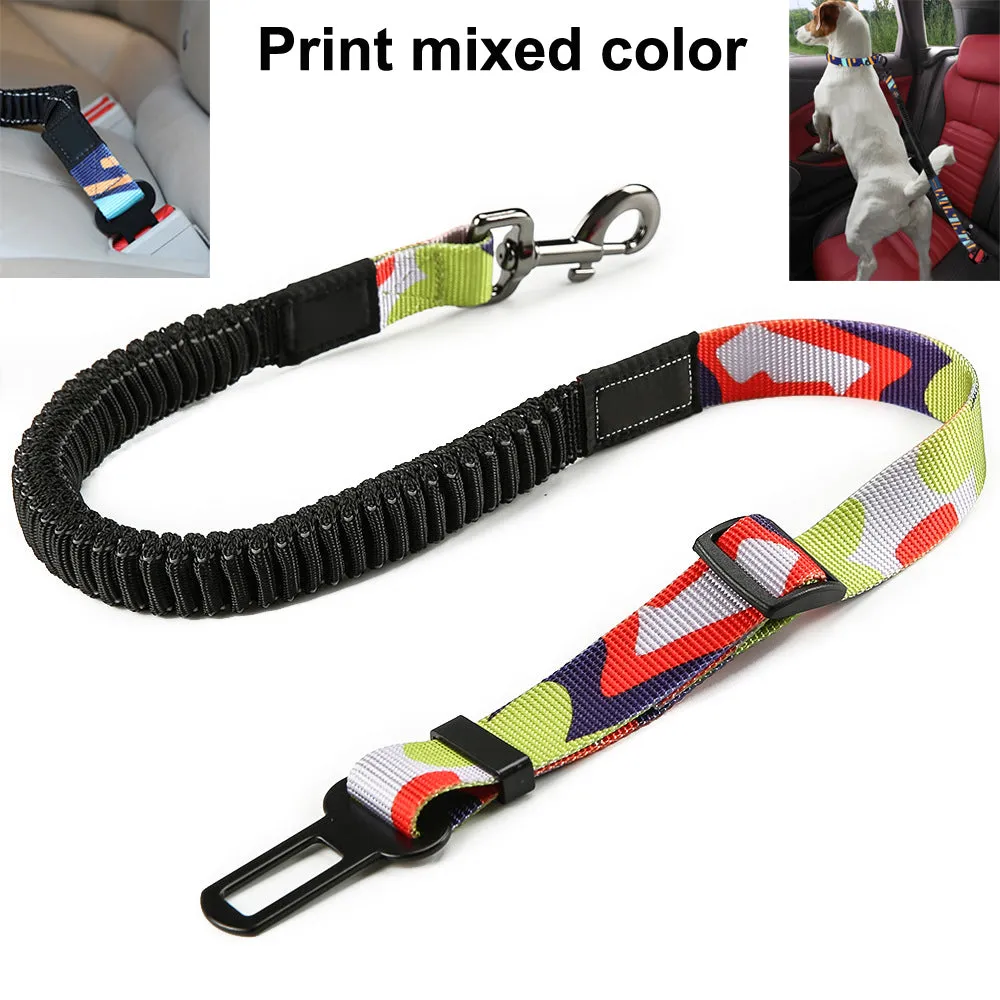 QUMY Adjustable Dog Seat Belt for Car