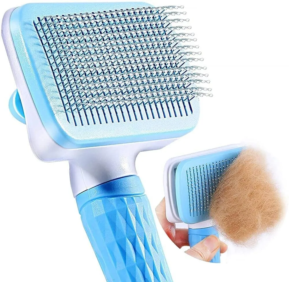 Self-Cleaning Pet Hair Groomer for Dogs and Cats