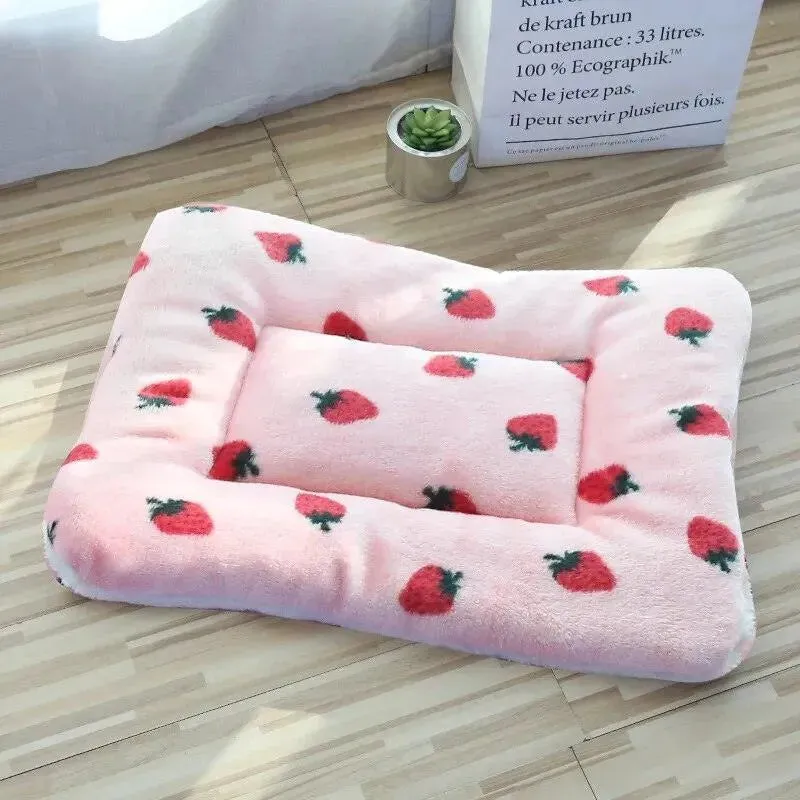 Short Plush Pet Sleeping Mats