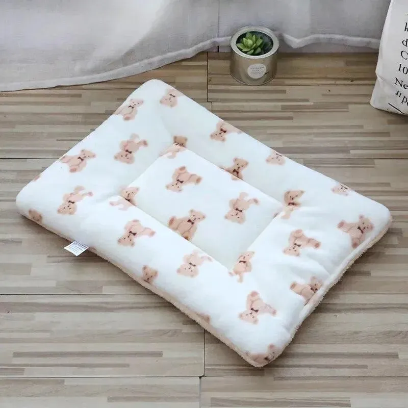 Short Plush Pet Sleeping Mats