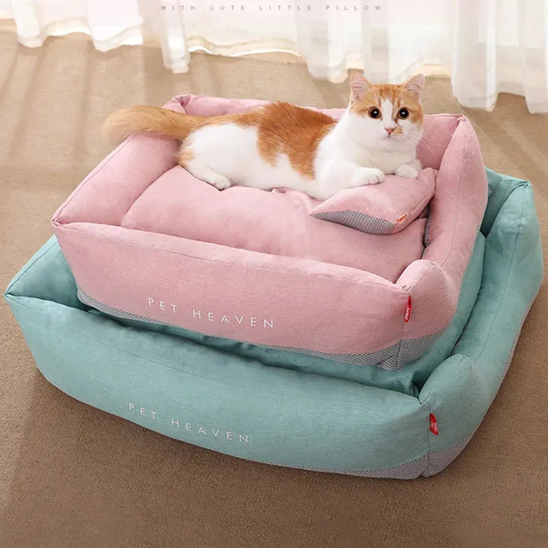 Soft Cat Bed Mats - Breathable Pet Pads for Blissful Sleep
