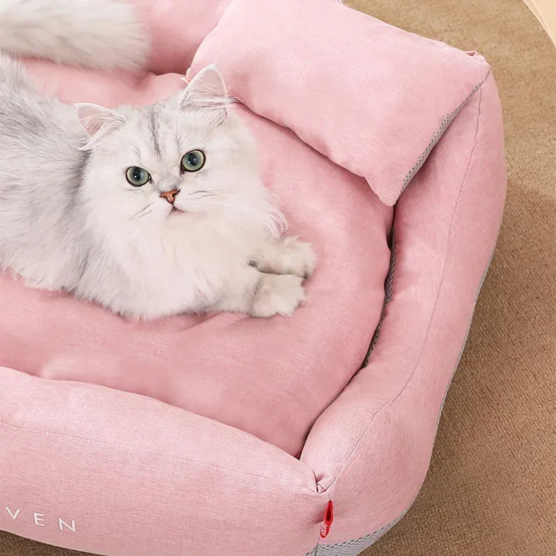 Soft Cat Bed Mats - Breathable Pet Pads for Blissful Sleep