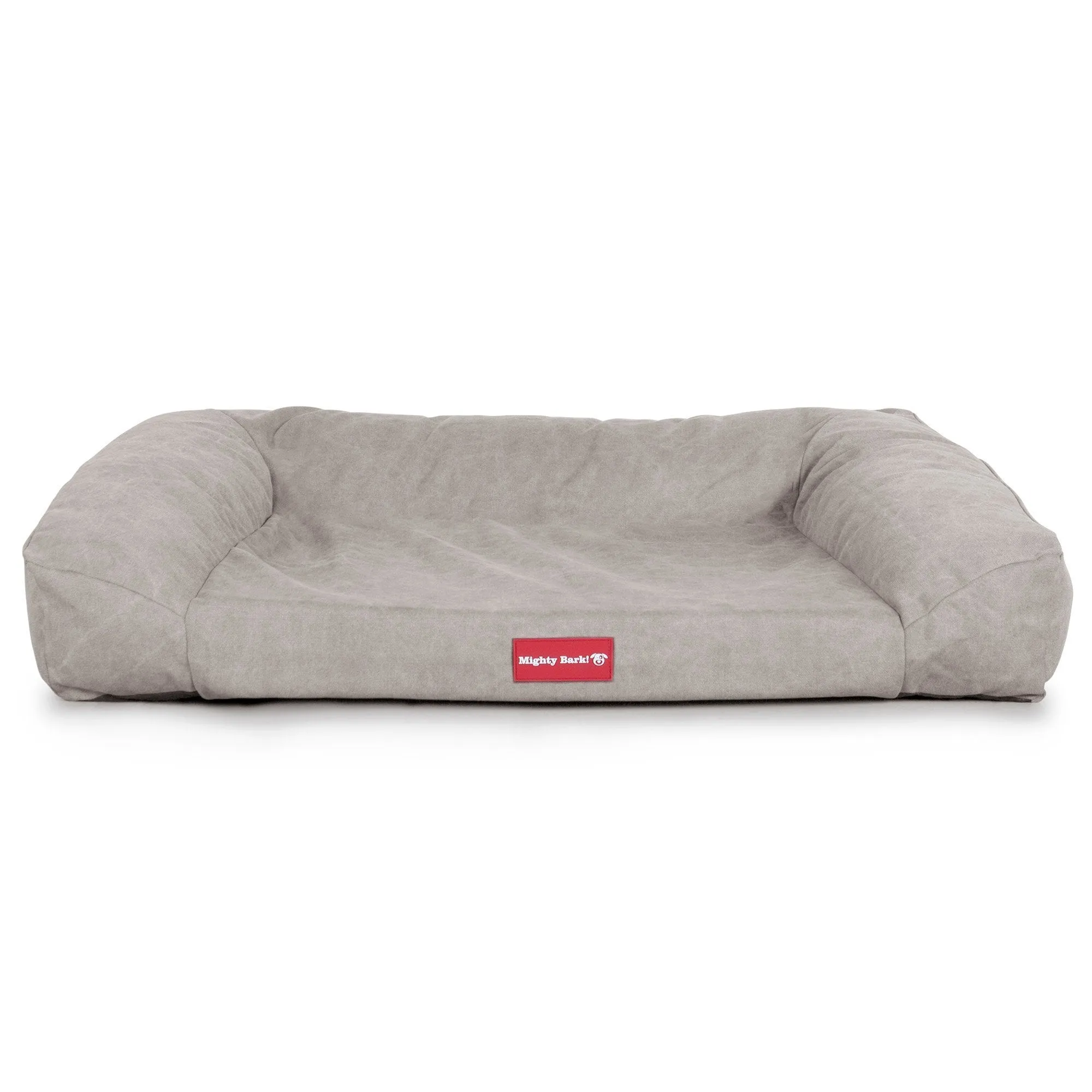 The Sofa - Orthopedic Memory Foam Sofa Dog Bed - Stonewashed Denim Pewter