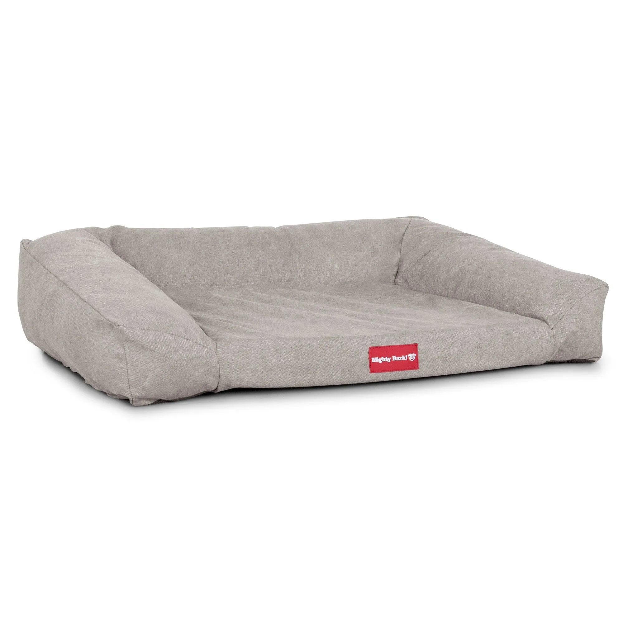 The Sofa - Orthopedic Memory Foam Sofa Dog Bed - Stonewashed Denim Pewter