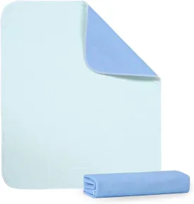 Washable Underpads - 19.7" x 19.7" (1 Pack) - 4-Layer Soft High Absorbency, Waterproof and Reusable Bed Pads for Incontinence