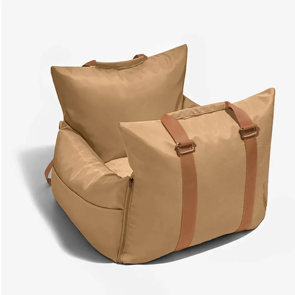 Waterproof Dog Car Seat Cover with Cushion